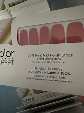 Color Street Pink Nail Polish Strips